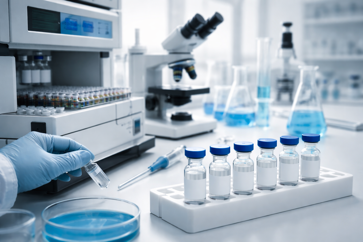 Laboratory testing and quality control of research peptides