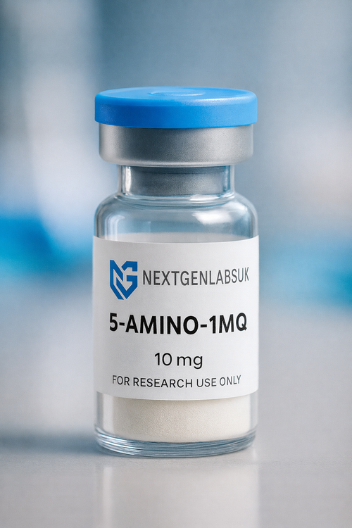 5-Amino-1MQ 10mg research compound lyophilised powder vial