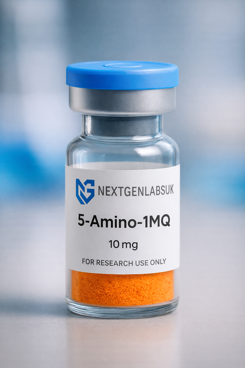 5-Amino-1MQ 10mg research compound supplied as a lyophilised powder for laboratory research
